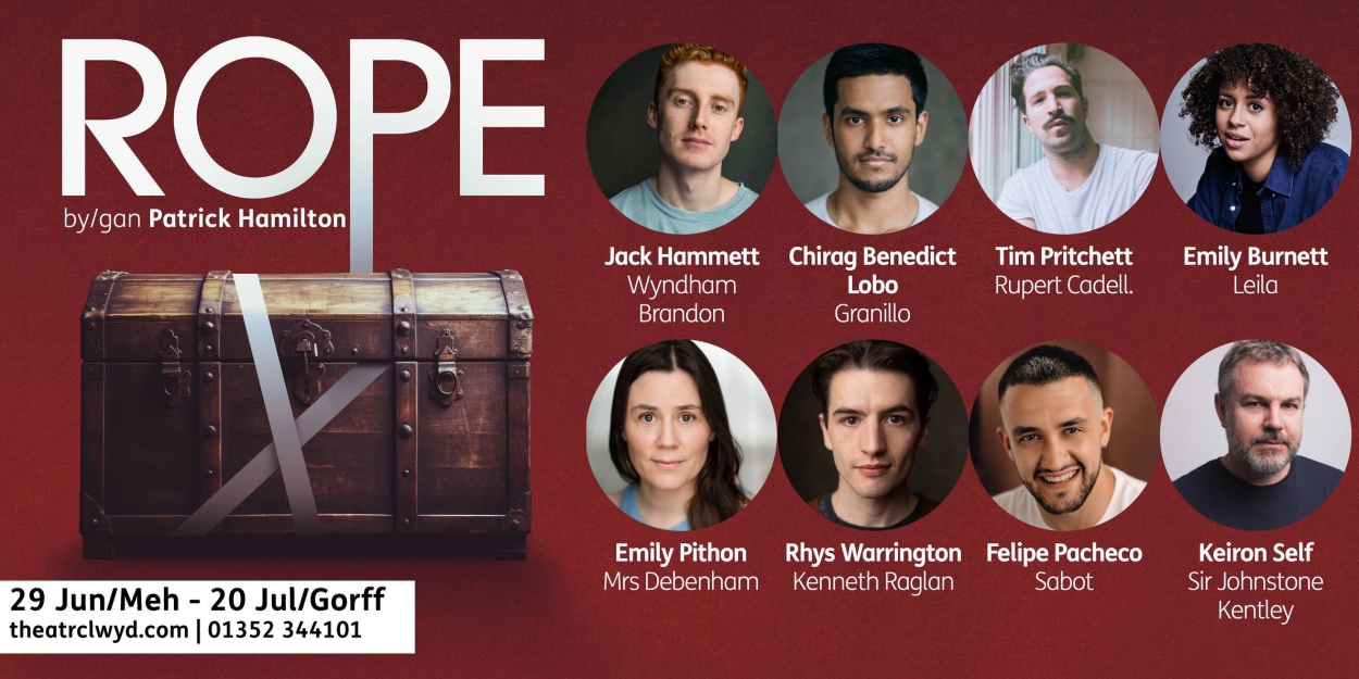 Cast Set For ROPE at Theatr Clwyd Photo