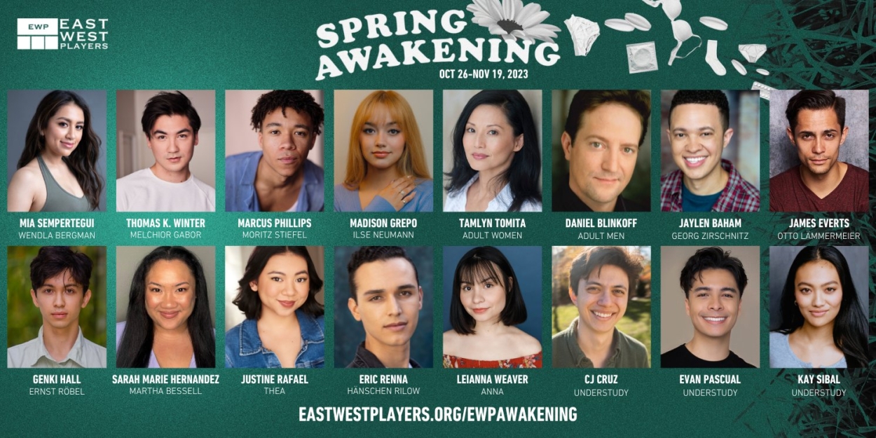 Cast Set For SPRING AWAKENING at East West Players 
