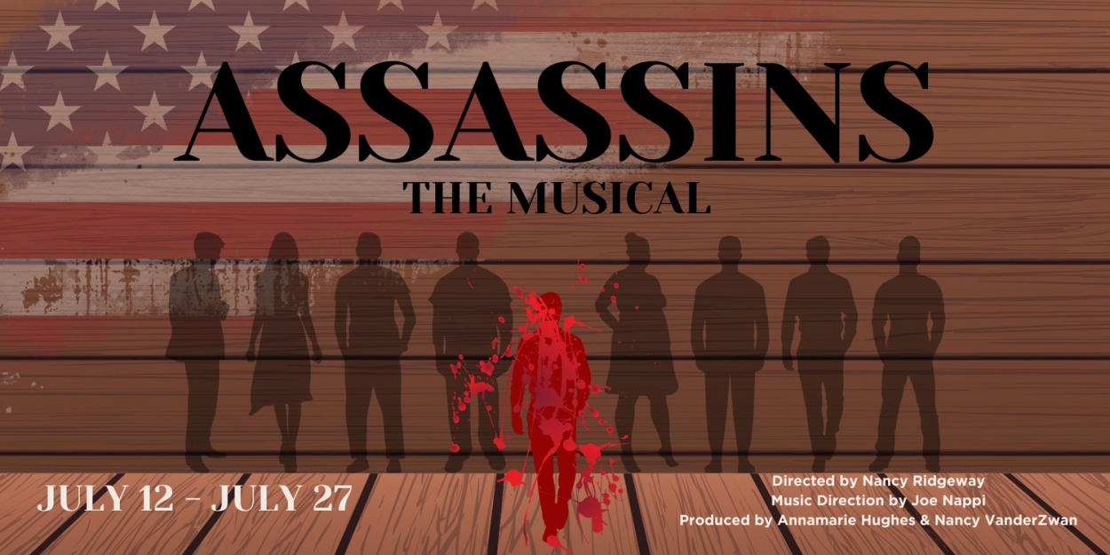 Cast Set for ASSASSINS at Town & Country Players Photo