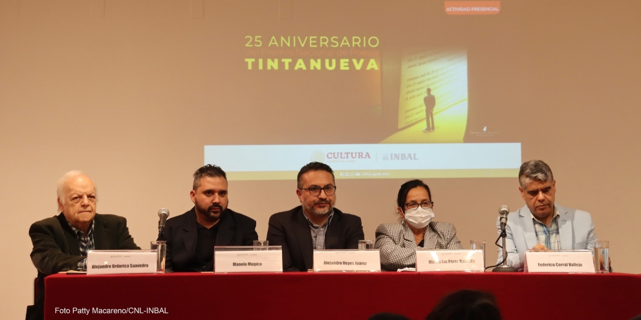 Celebran El 25 Aniversario Del Premio Nacional De Poesía Tintanueva En La Sala Adamo Boari  Image