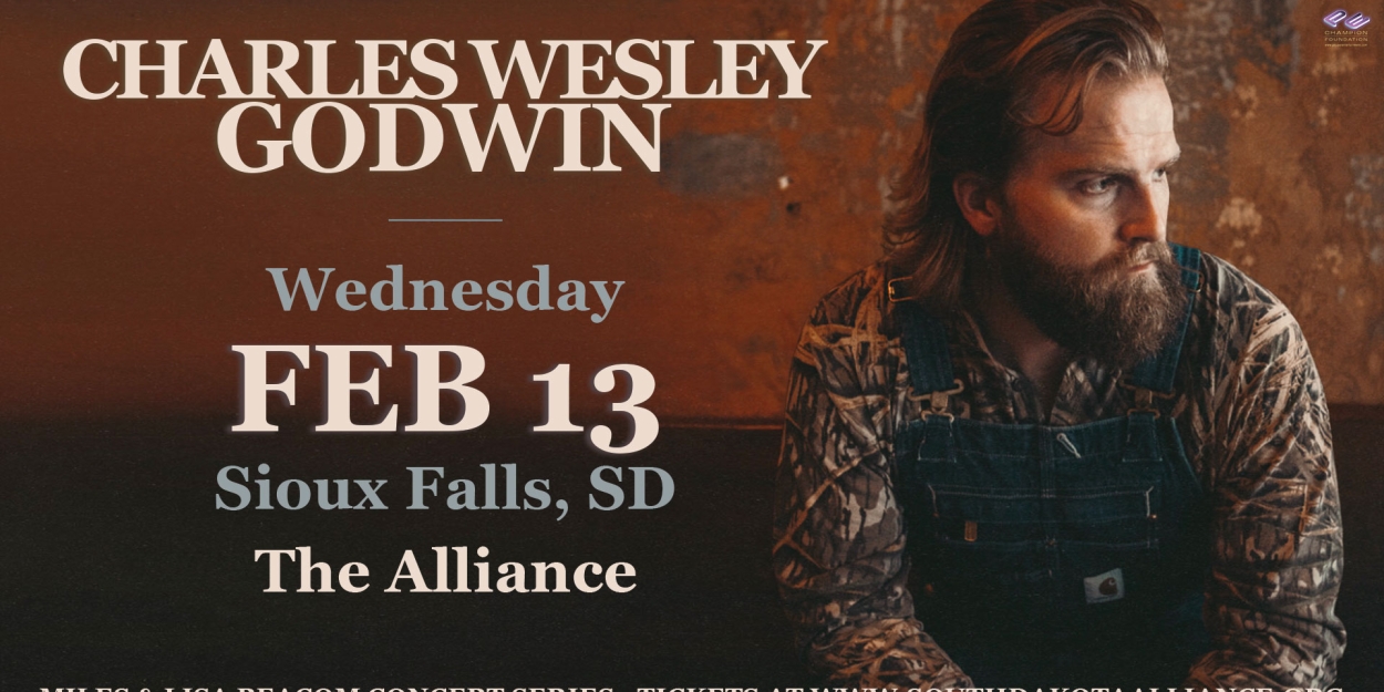 Charles Wesley Godwin Comes to The Alliance in Sioux Falls