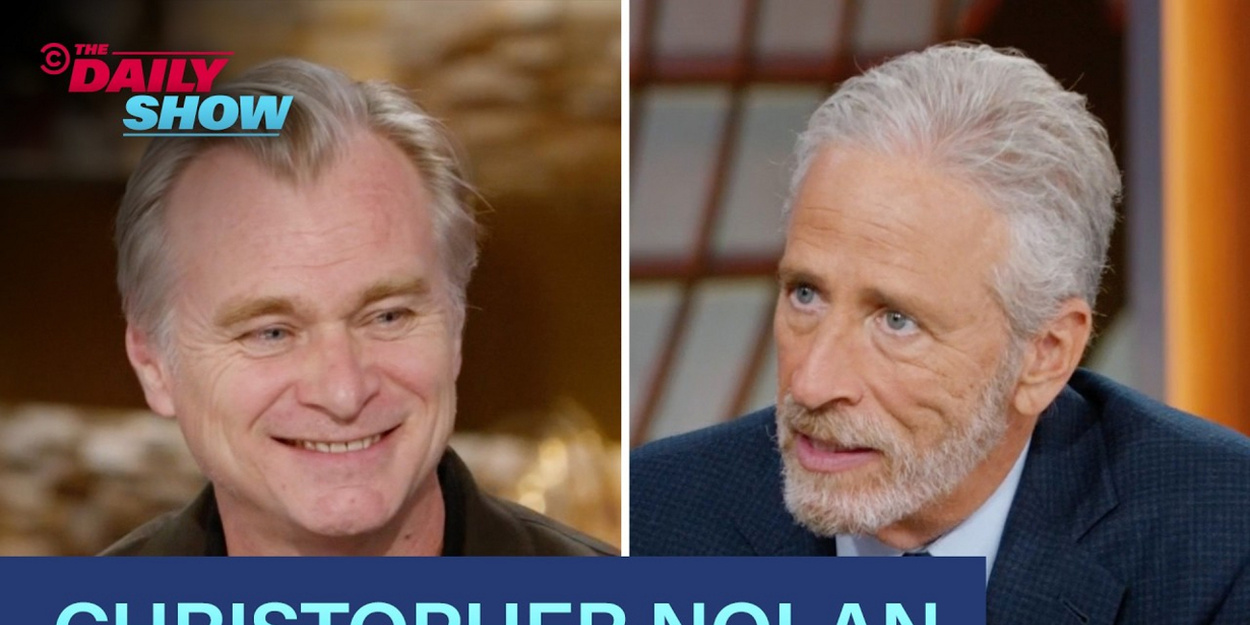 Christopher Nolan Discusses THE ODYSSEY and OPPENHEIMER with Jon Stewart on THE… Video