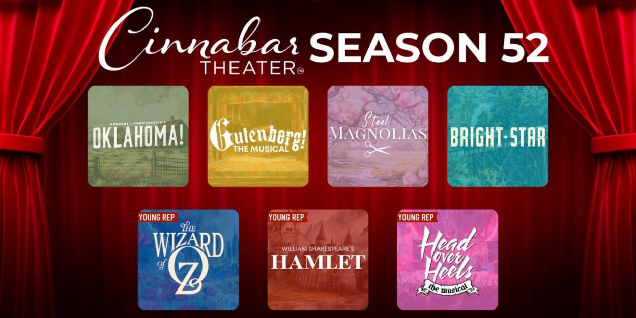 Cinnabar Theater Announces GUTENBERG!, BRIGHT STAR, And More for 52nd Season 