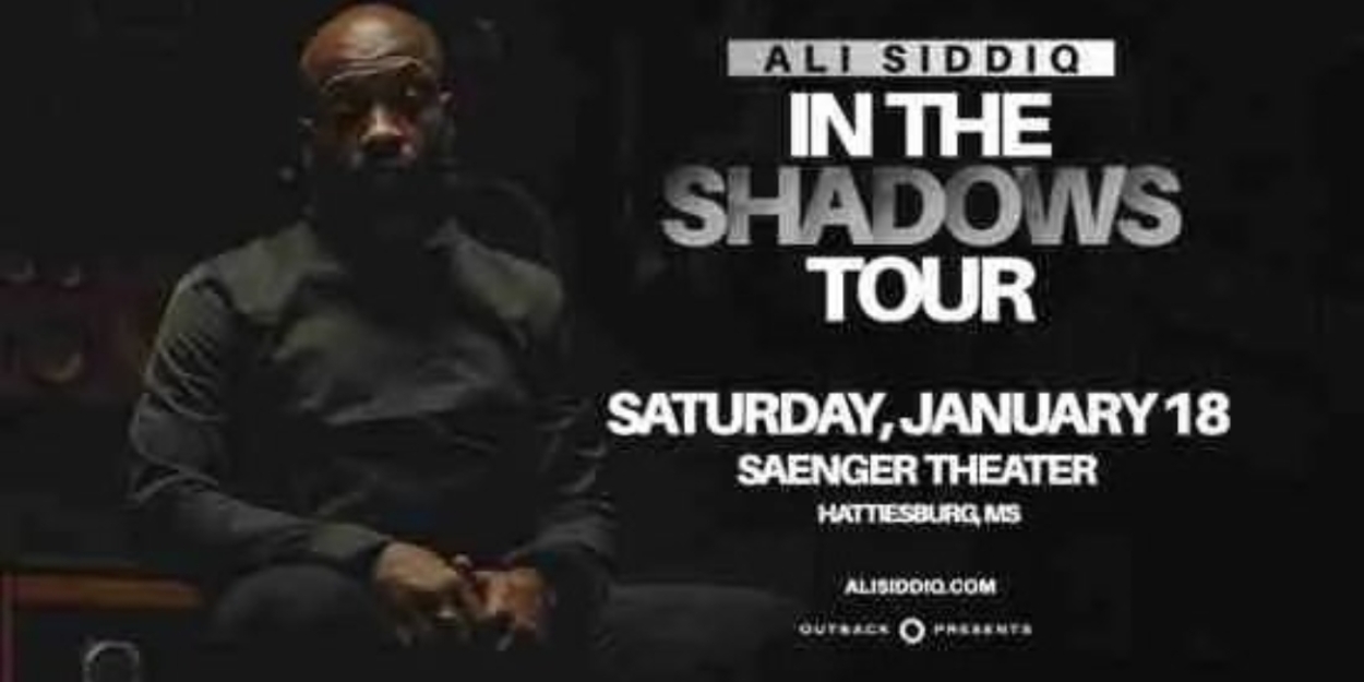 Comedian Ali Siddiq Comes to the Saenger Theater in January