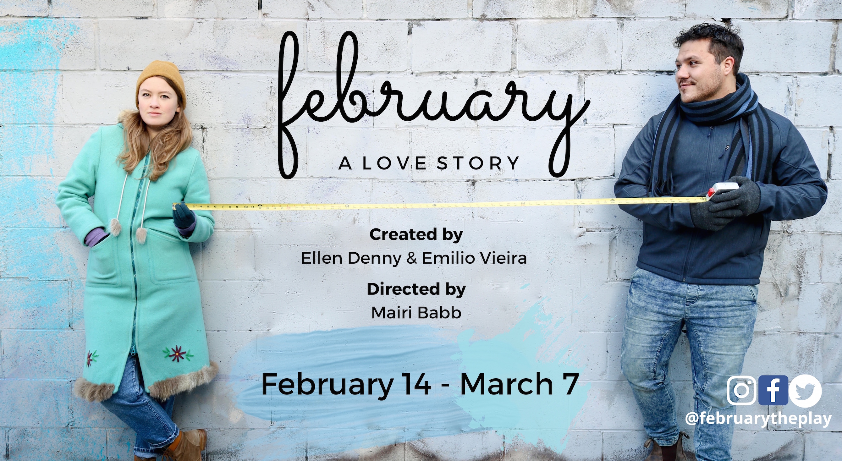 Sudden Spark Collective Presents FEBRUARY: A LOVE STORY, Covid play pivots to premiere as film 