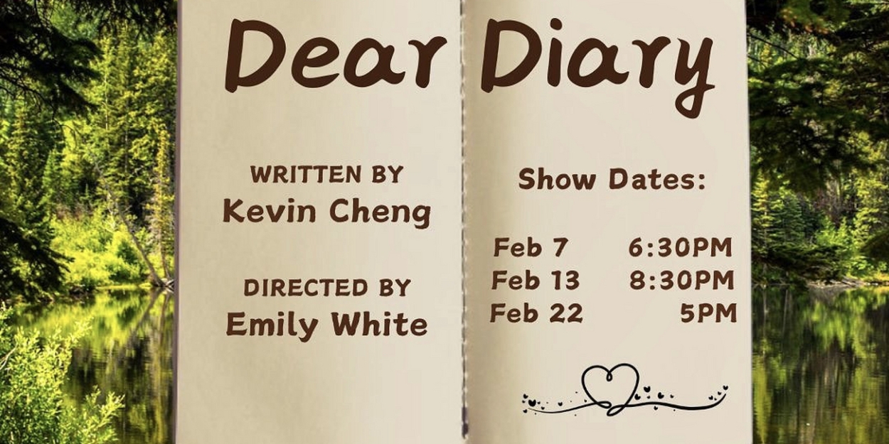 DEAR DIARY By Kevin Cheng To Premiere At Chain Winter One-Act Festival  Image