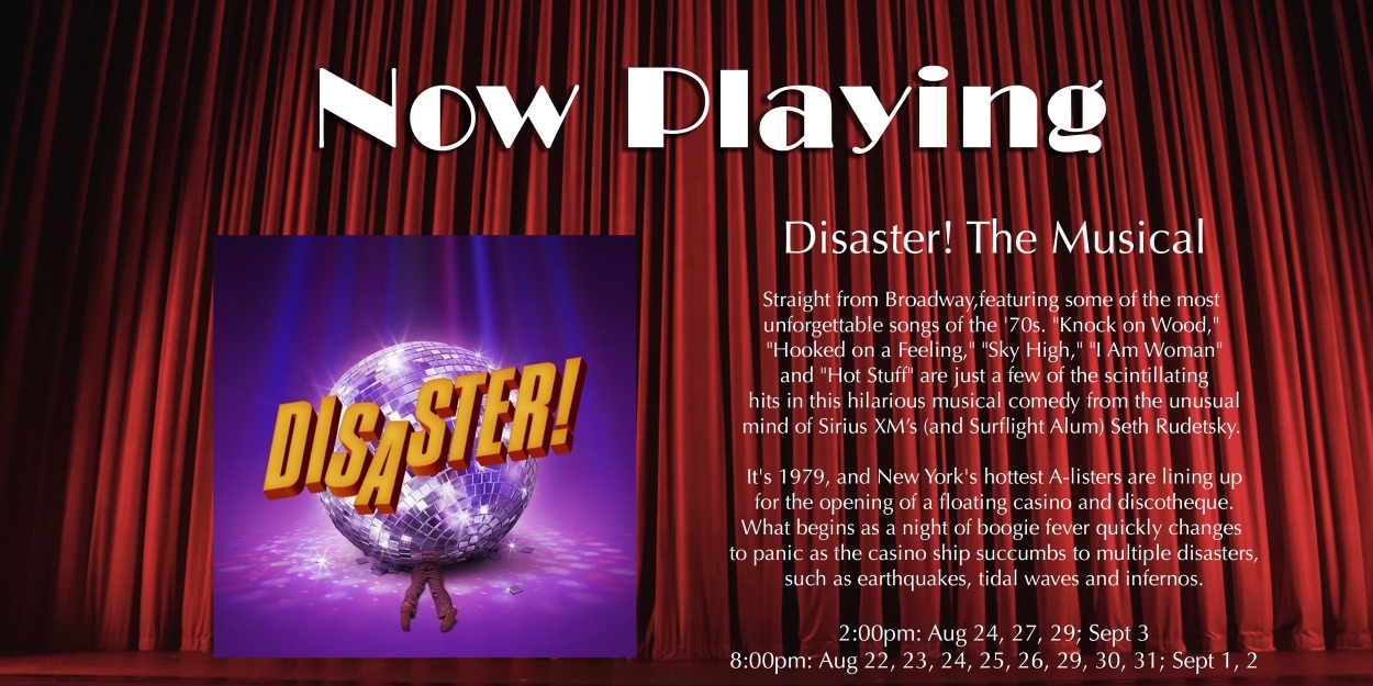 DISASTER! The Musical Comes to Surflight 