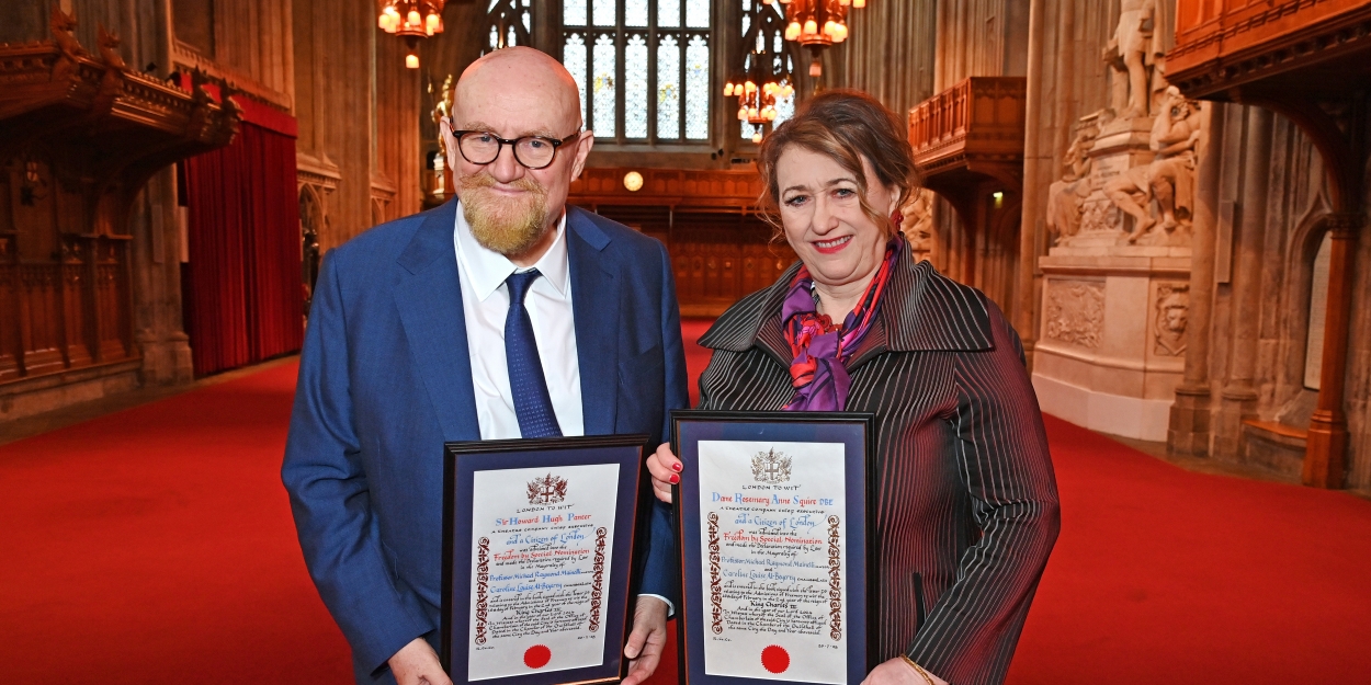 Dame Rosemary Squire And Sir Howard Panter Receive Freedom Of The City Of London 