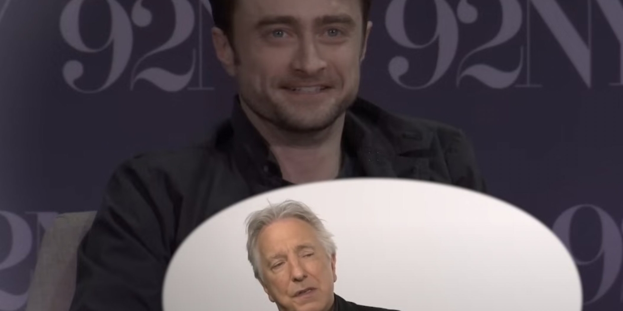 Video: Daniel Radcliffe Talks Friendship With Alan Rickman On Happy Sad 