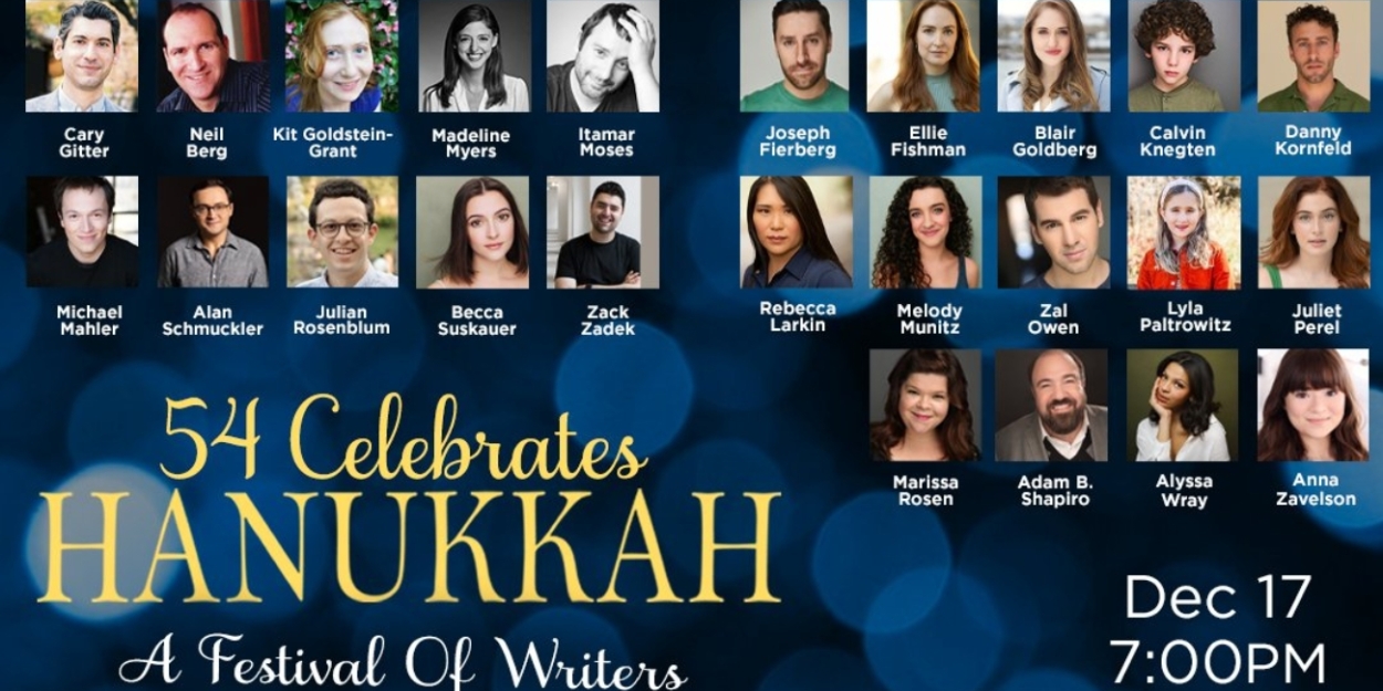 Danny Kornfeld, Anna Zavelson & More Will Celebrate Hanukkah at 54 Below  Image