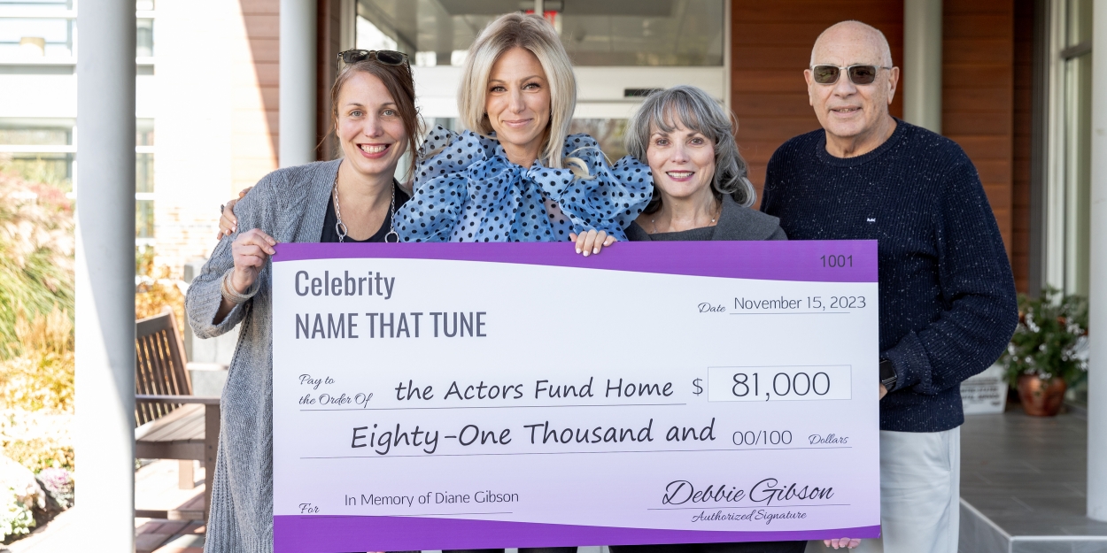 Debbie Gibson Donates $81,000 to Actors Fund Home in New Jersey 