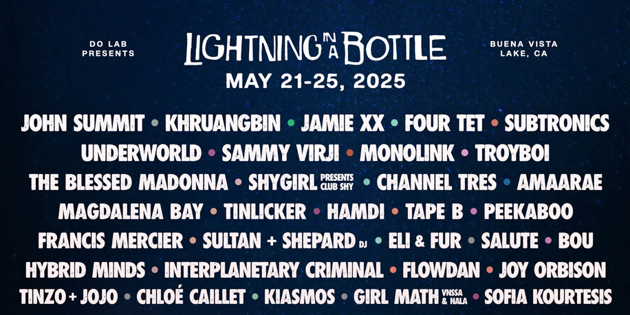 Audrey Nuna, BIIANCO & More Join Lineup for Lightning In A Bottle 2025  Image