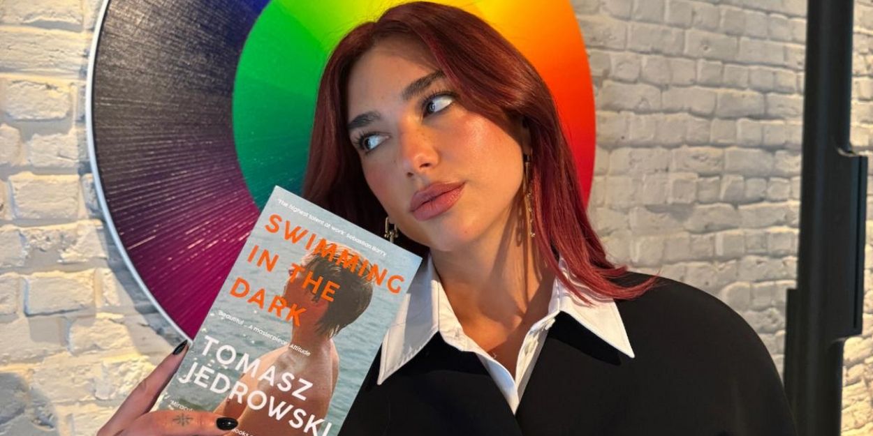 Dua Lipa's SERVICE95 Book Club Reveals 'Swimming In The Dark' by Tomasz Jedrowski as May's Read  Image