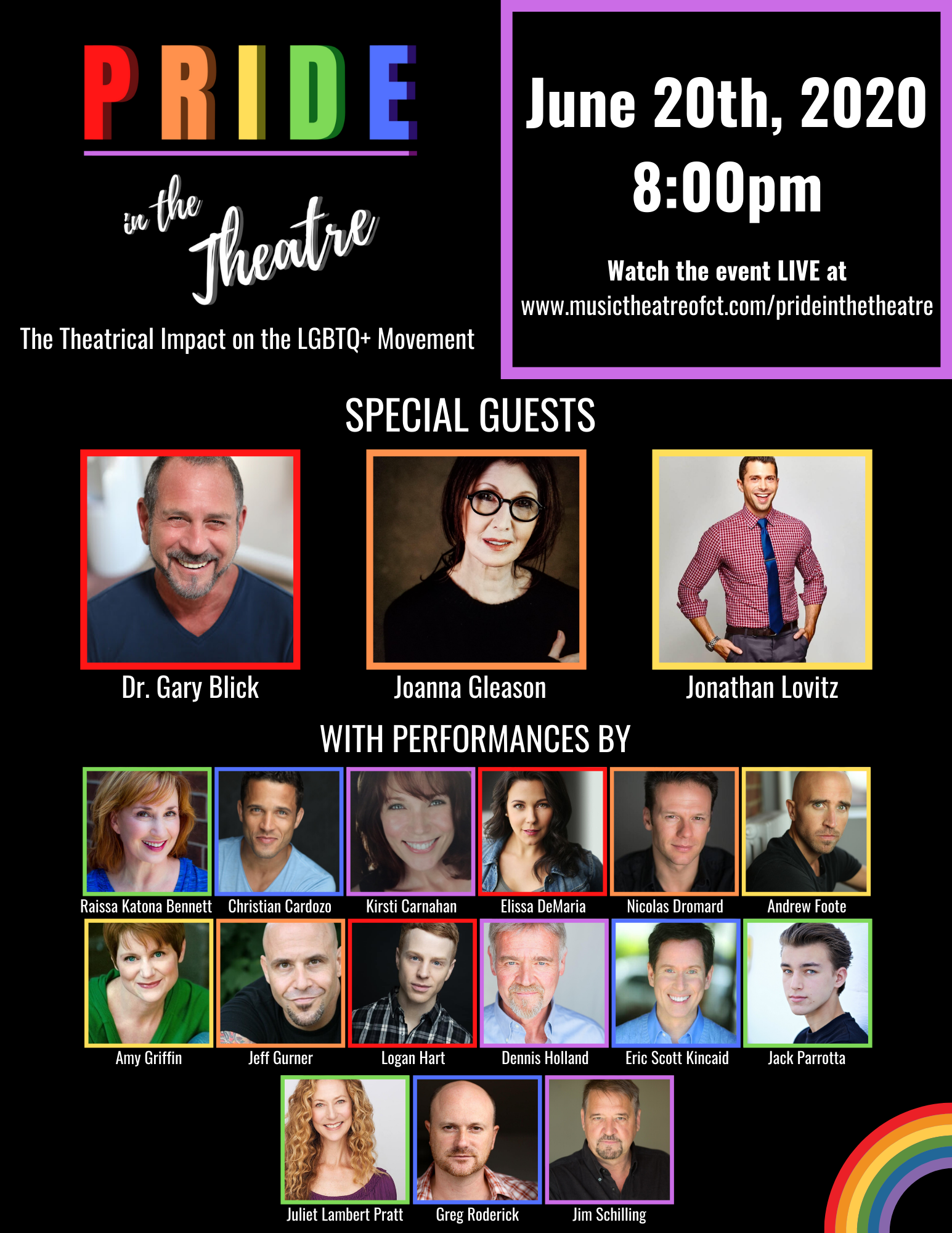 Music Theatre of Connecticut Announces PRIDE IN THE THEATRE Featuring Joanna Gleason and More 