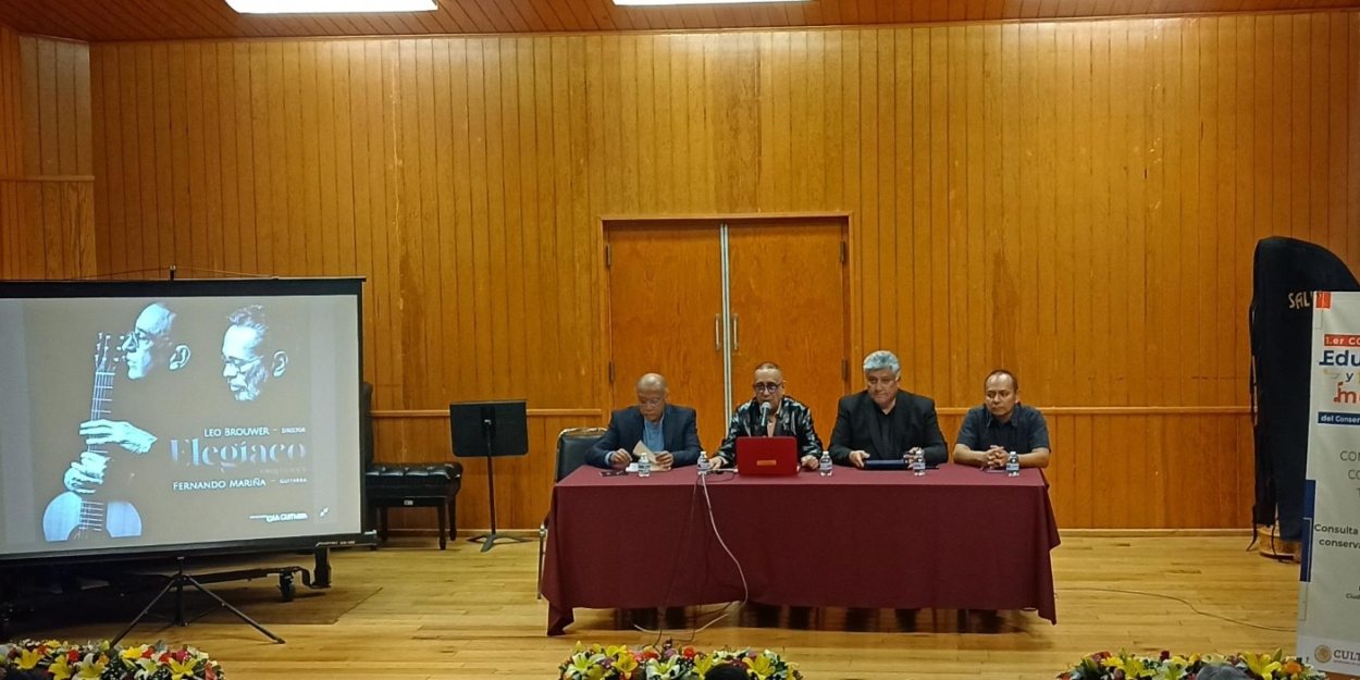 El Guitarrista Fernando Mariña Presentó El Disco Elegíaco, Obra De Leo Brouwer, En El Conservatorio Nacional De Música  Image