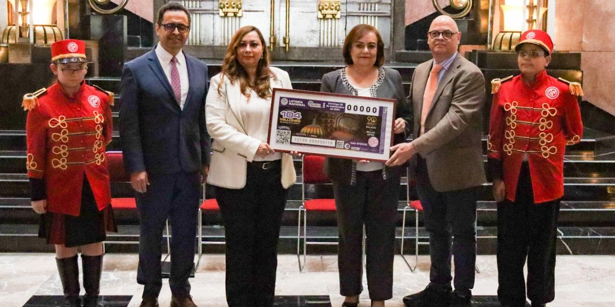 El Inbal Y Lotería Nacional Celebran Con Sorteo Magno El 90 Aniversario Del Palacio De Bellas Artes  Image