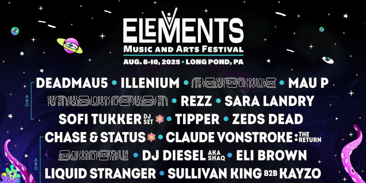 Elements Music & Arts Festival Unveils Phase One Lineup For 2025  Image