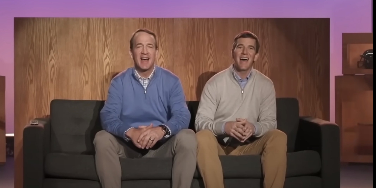 Eli and Peyton Manning Tackle Broadway in MANNINGCAST: THE MUSICAL Photo