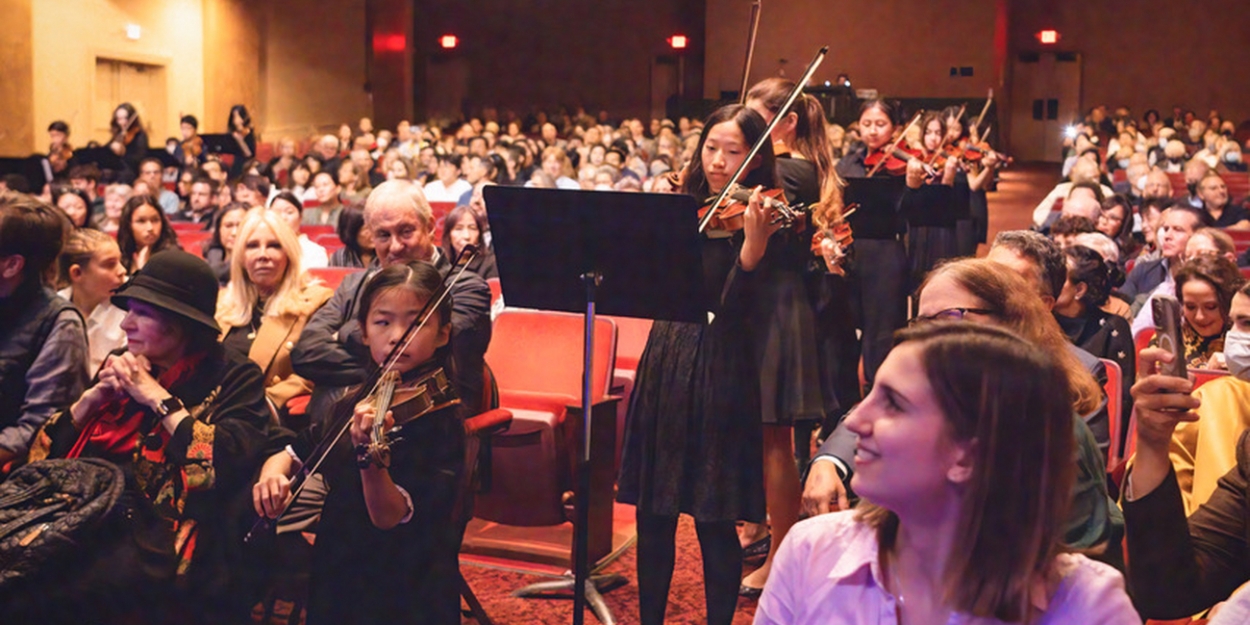 Elisabeth Morrow School Students Perform At Itzhak Perlman Concert At BergenPAC  