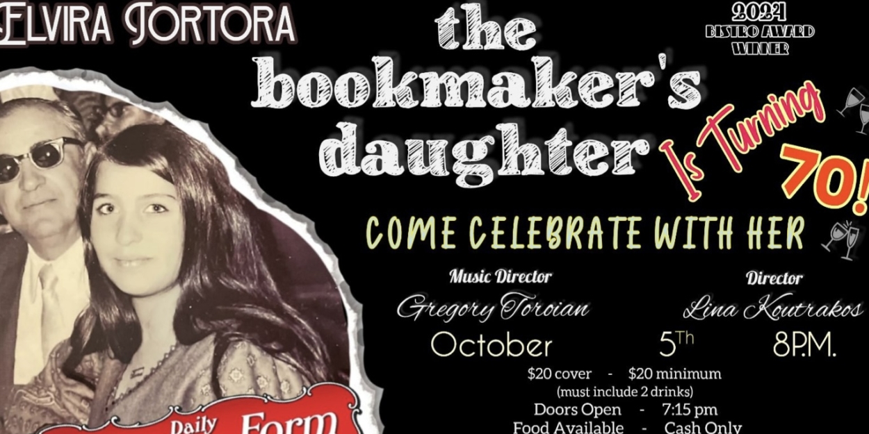 Elvira Tortora Celebrates Milestone Birthday With Encore of THE BOOKMAKER'S DAUGHTER  Image