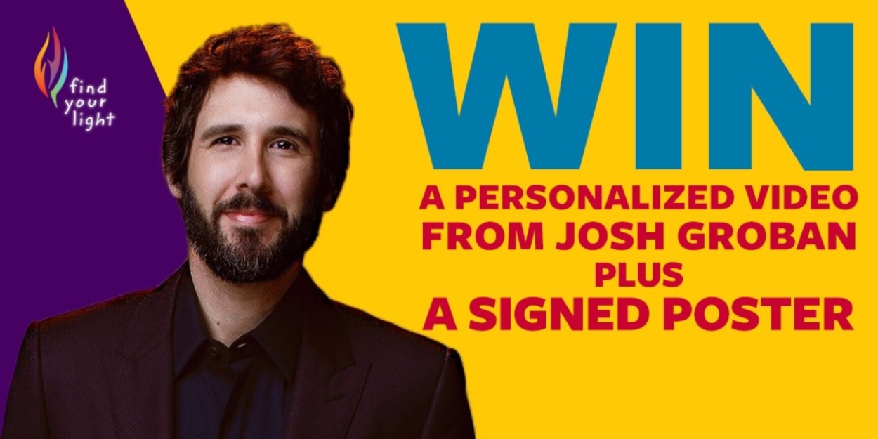 Enter for a Chance to Meet Josh Groban and Win Tickets to His FIND YOUR LIGHT Benefit Conc Photo