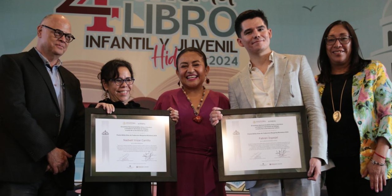 Entregan Premio Bellas Artes De Traducción Literaria “Margarita Michelena” 2024 A Nadxeli Yrízar Carrillo Y Fabián Espejel  Image