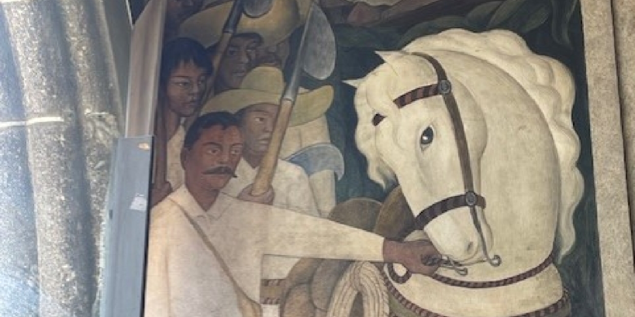 Especialistas Del Inbal Concluyen Restauración Del Mural Historia De Morelos, Conquista Y Revolución, De Diego Rivera  Image