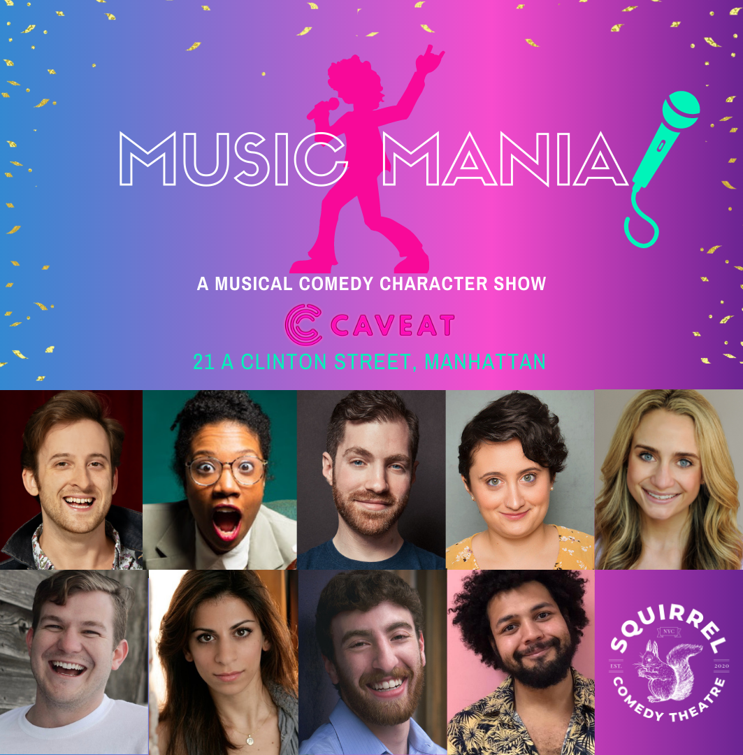 MUSIC MANIA Returns To Squirrel Comedy Theatre Next Weekend 