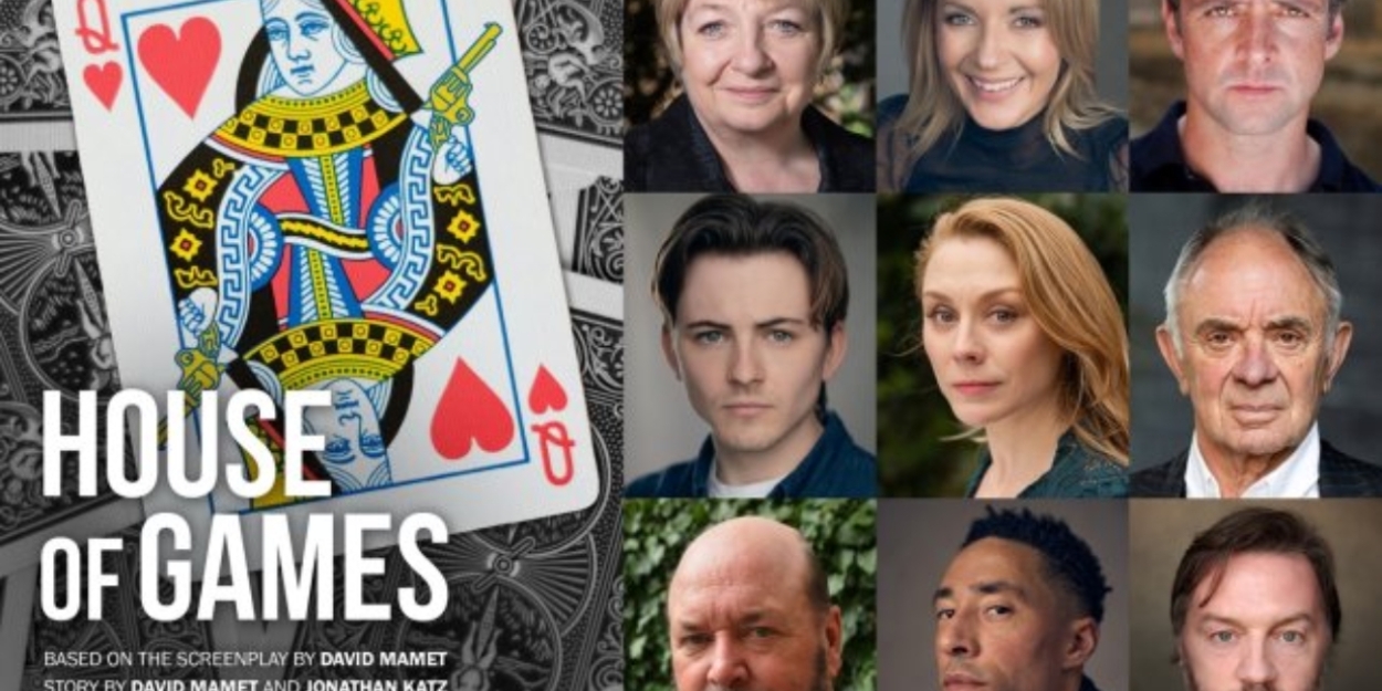 Full Cast Set For David Mamet's HOUSE OF GAMES at Hampstead Theatre  Image