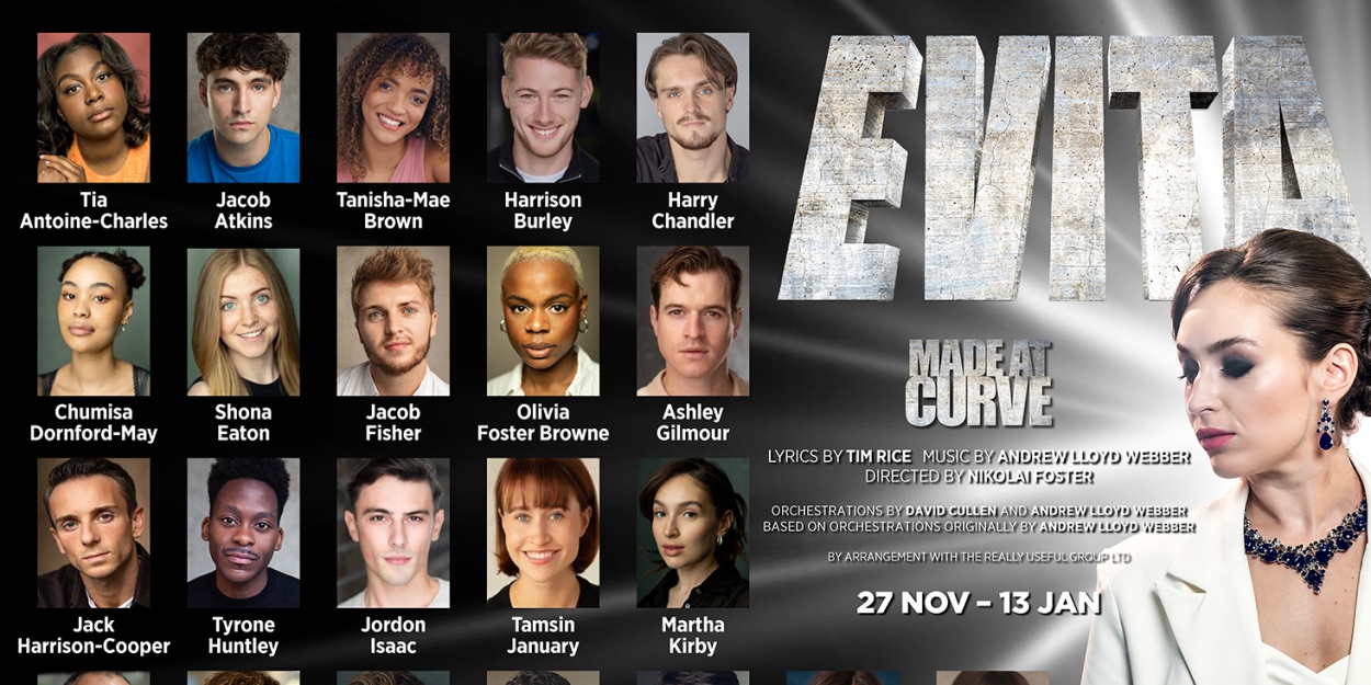 Full Cast Set For EVITA at Leicester's Curve, Starring Martha Kirby and Tyrone Huntley  