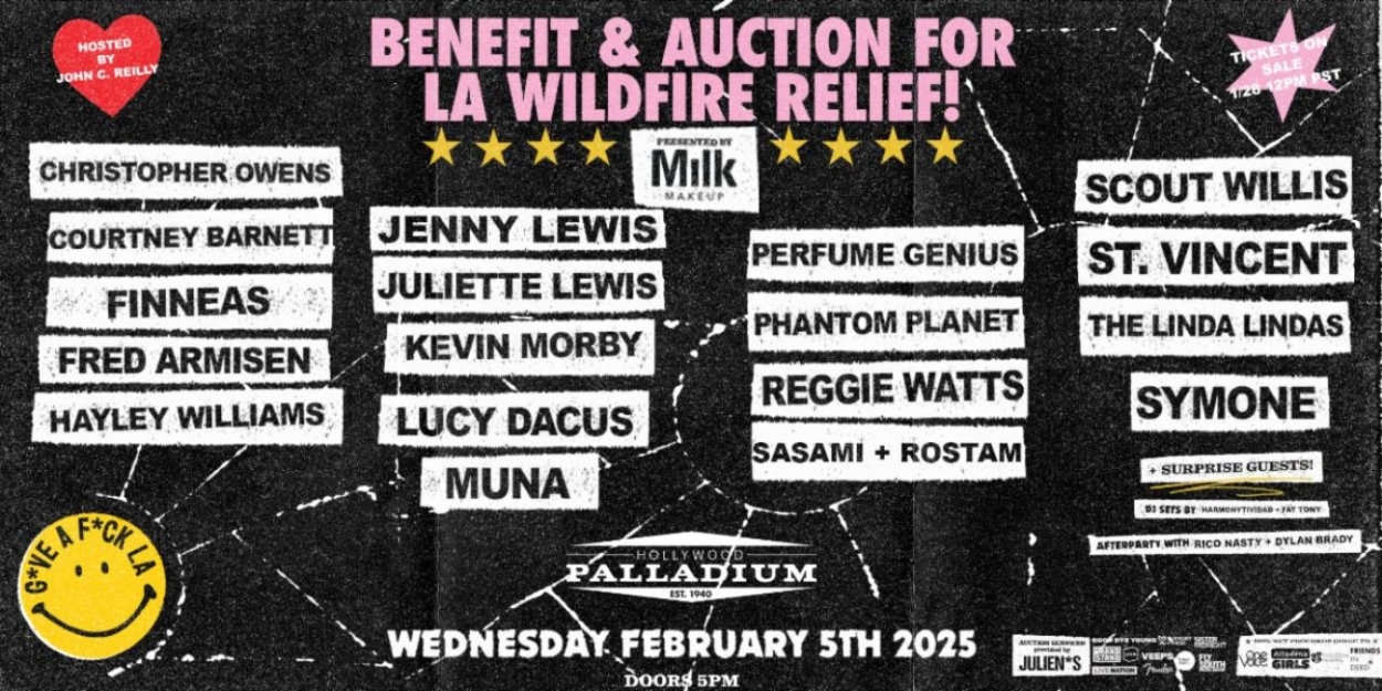 LA Benefit Concert Set for February 5th at Hollywood Palladium  Image