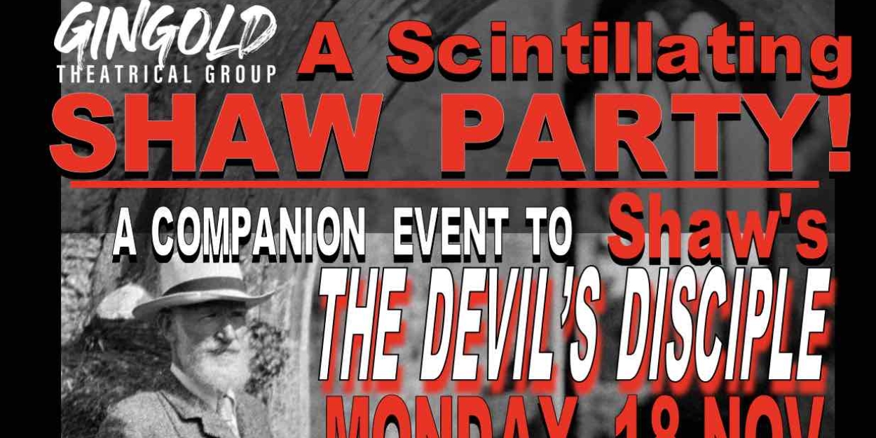 Gingold Theatrical Group Will Host A SCINTILLATING SHAW PARTY  Image