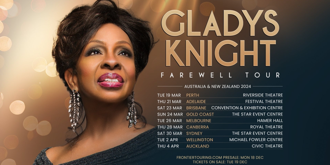 Gladys Knight Returns To Australia & New Zealand With 'The Farewell Tour' 