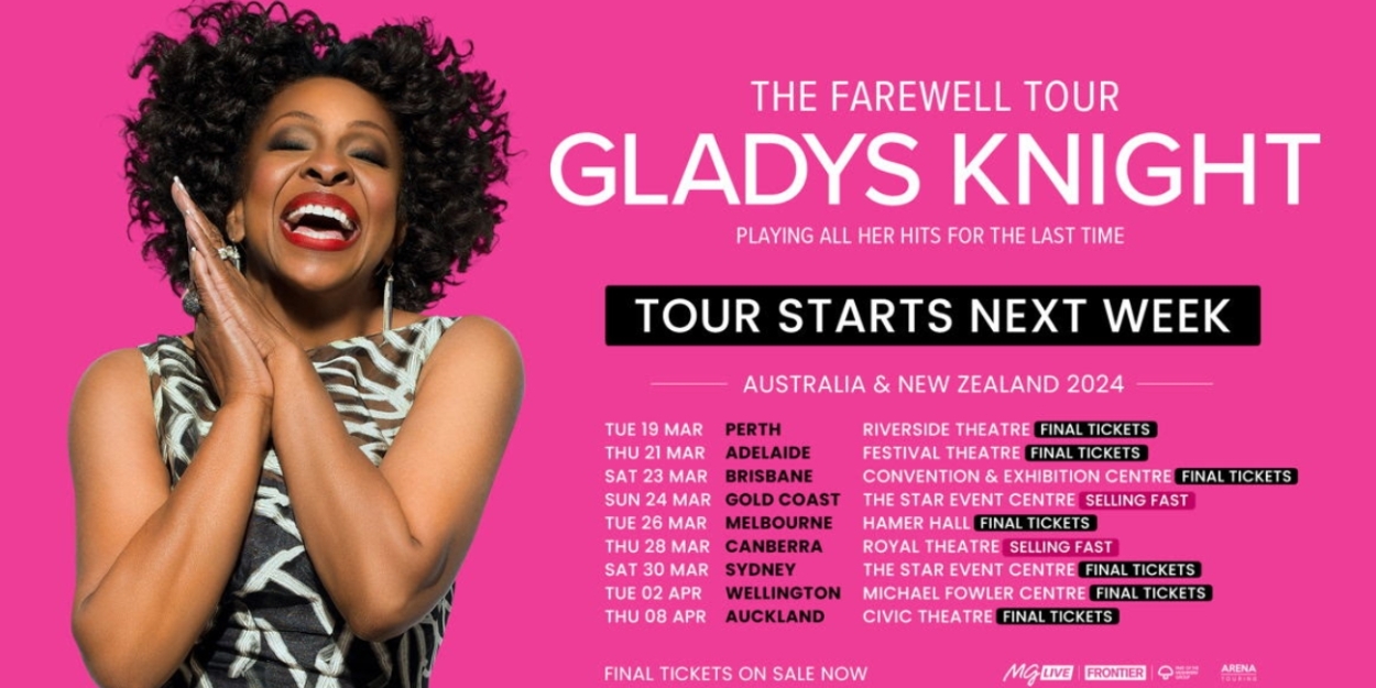 Gladys Knight Unveils Farewell Tour Dates in Australia & New Zealand 