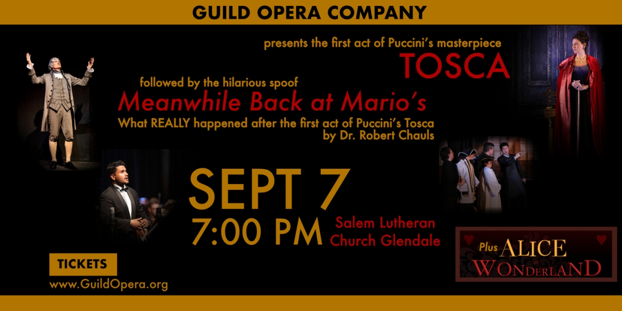 Guild Opera Co. To Present TOSCA And More for 75th Anniversary Celebration  Image