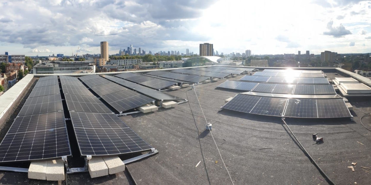 Hackney Empire Installs Over 75 Large Solar Panels as Part of Efforts to Reduce Their Carbon Footprint  Image