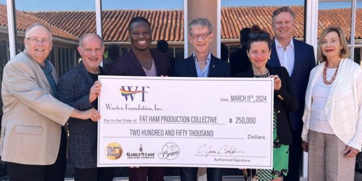 Island City Stage, Gablestage And Brévo Theatre Receive $250,000 Warten Foundation Grant To Produce FAT HAM 