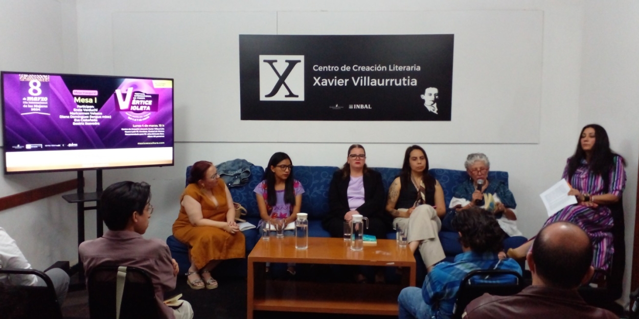 Inicia El V Festival Internacional De Poesía Vértice Violeta En El Centro De Creación Literaria Xavier Villaurrutia 