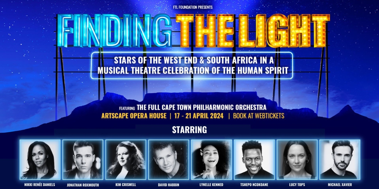 International Guest Artists Set for FINDING THE LIGHT - AN EVENING WITH MUSICAL THEATRE STARS