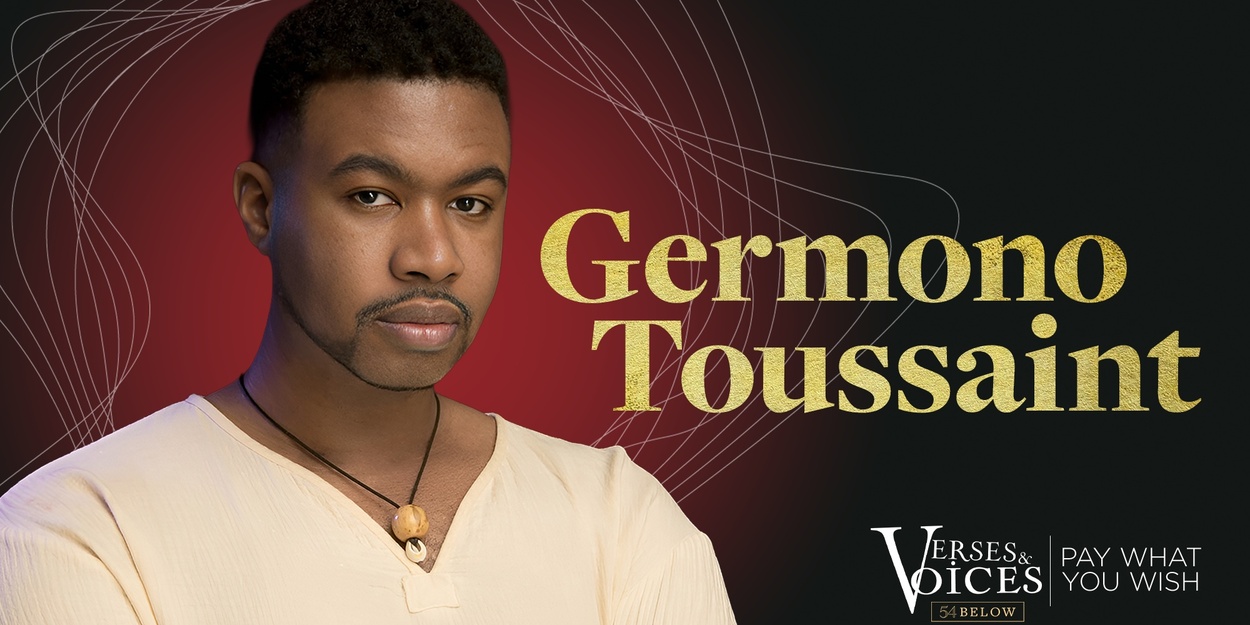 Interview: Germono Toussaint's Soul-Stirring SONGS I WROTE at 54 Below Photo