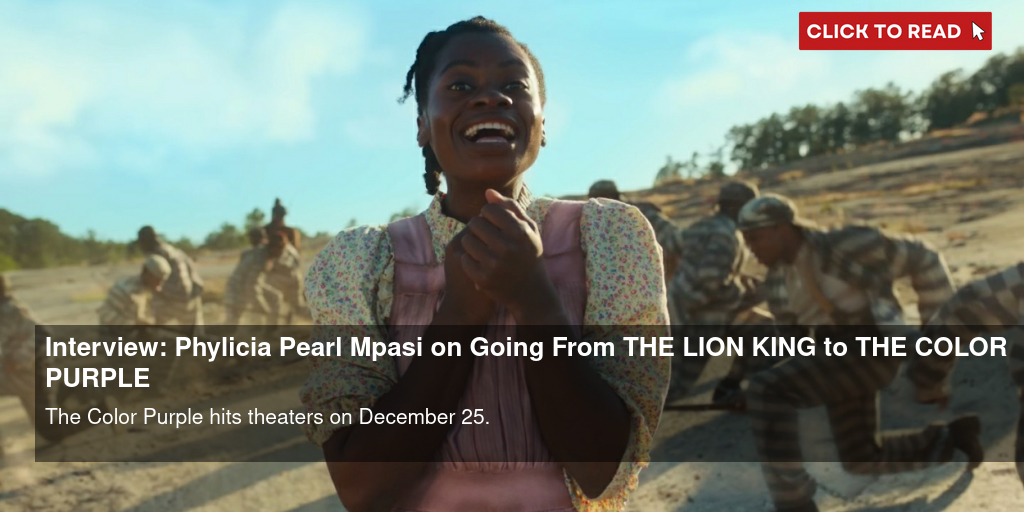Interview: Phylicia Pearl Mpasi on Going From THE LION KING to THE COLOR PURPLE - Vimarsana News
