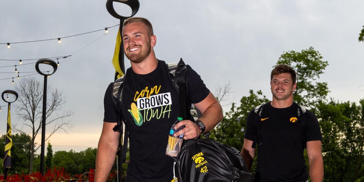 Interview: Zach Twedt of IOWA HAWKEYES VS MINNESOTA GOPHERS at Huntington Bank Stadium Photo