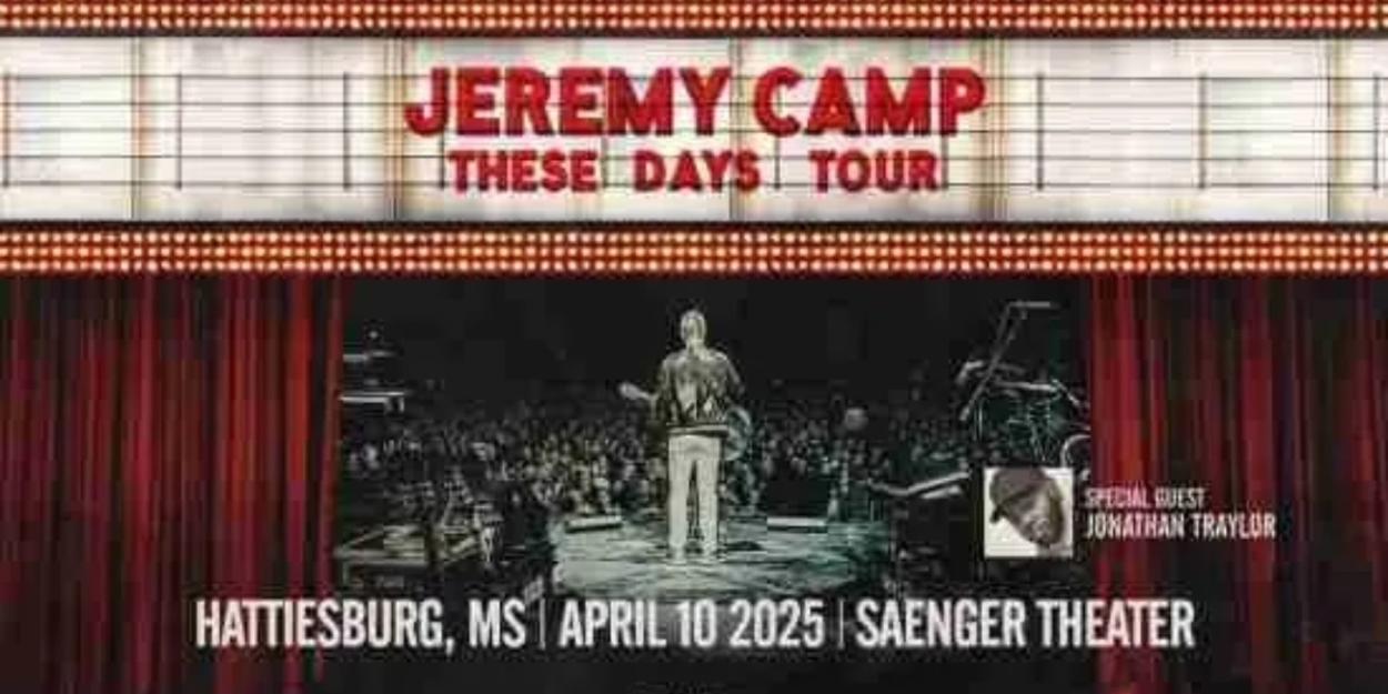 Jeremy Camp Comes to the Saenger Theater in April Photo