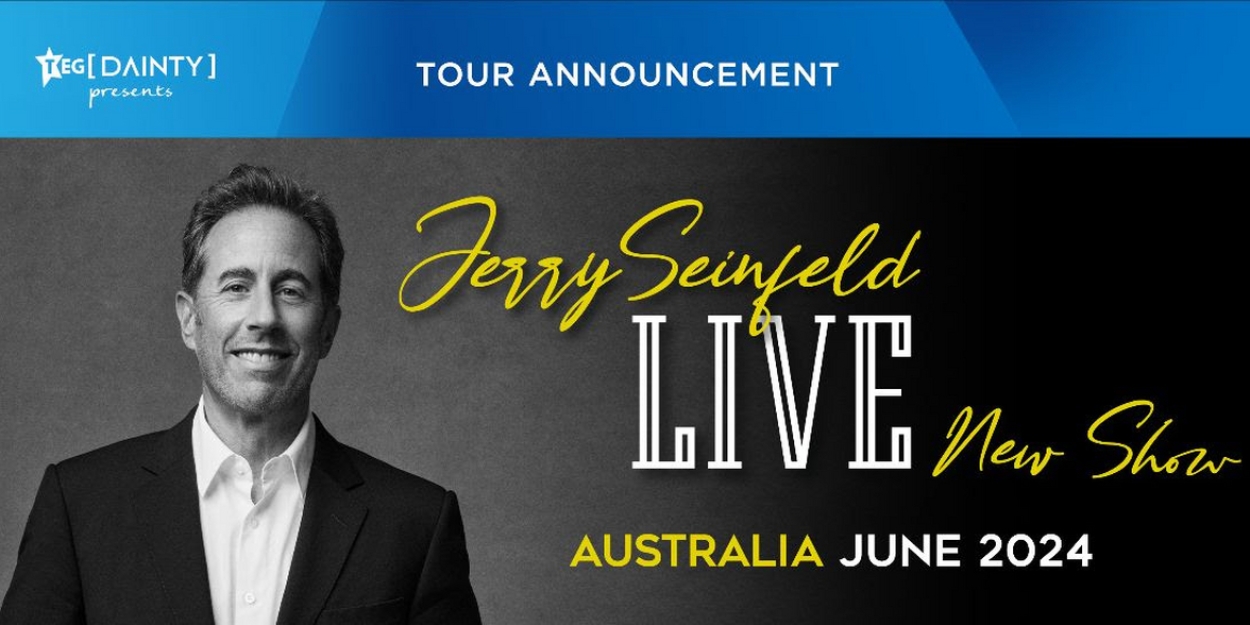Jerry Seinfeld Returns To Australia In June 2024 For A National Tour 