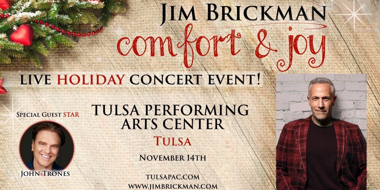 Jim Brickman Brings COMFORT & JOY Concert to Tulsa PAC Photo