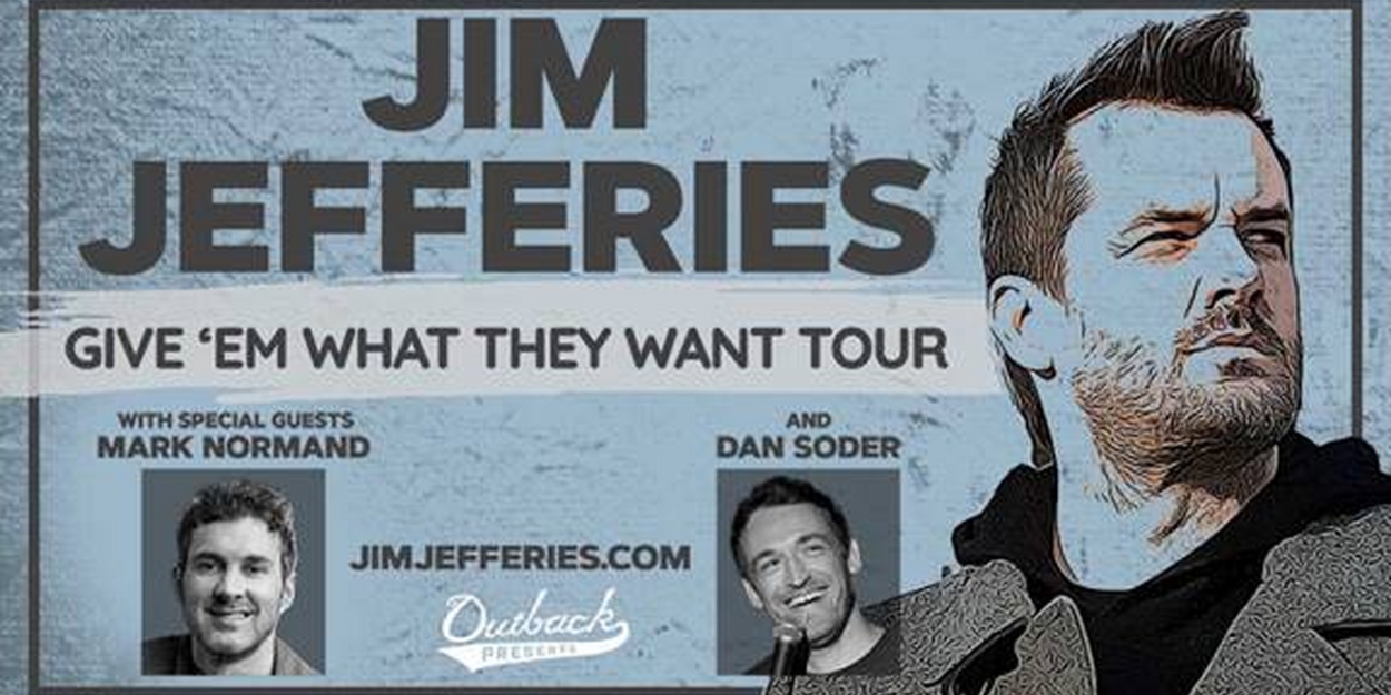 Jim Jefferies Comes to the Fabulous Fox Theatre in September  Image