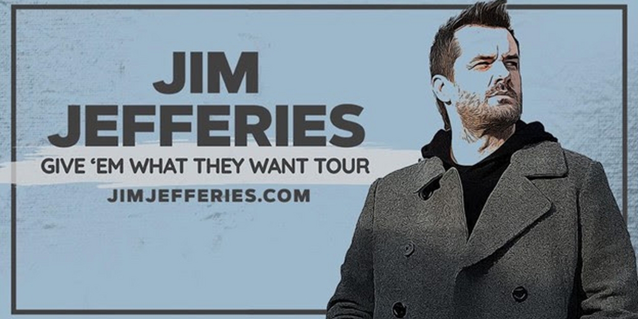 Jim Jefferies is Coming to the Fisher Theatre in September 