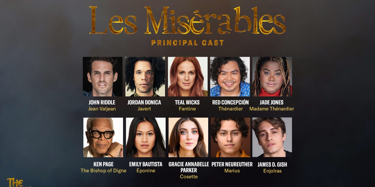John Riddle, Jordan Donica, Teal Wicks, and More Join LES MISERABLES at The Muny