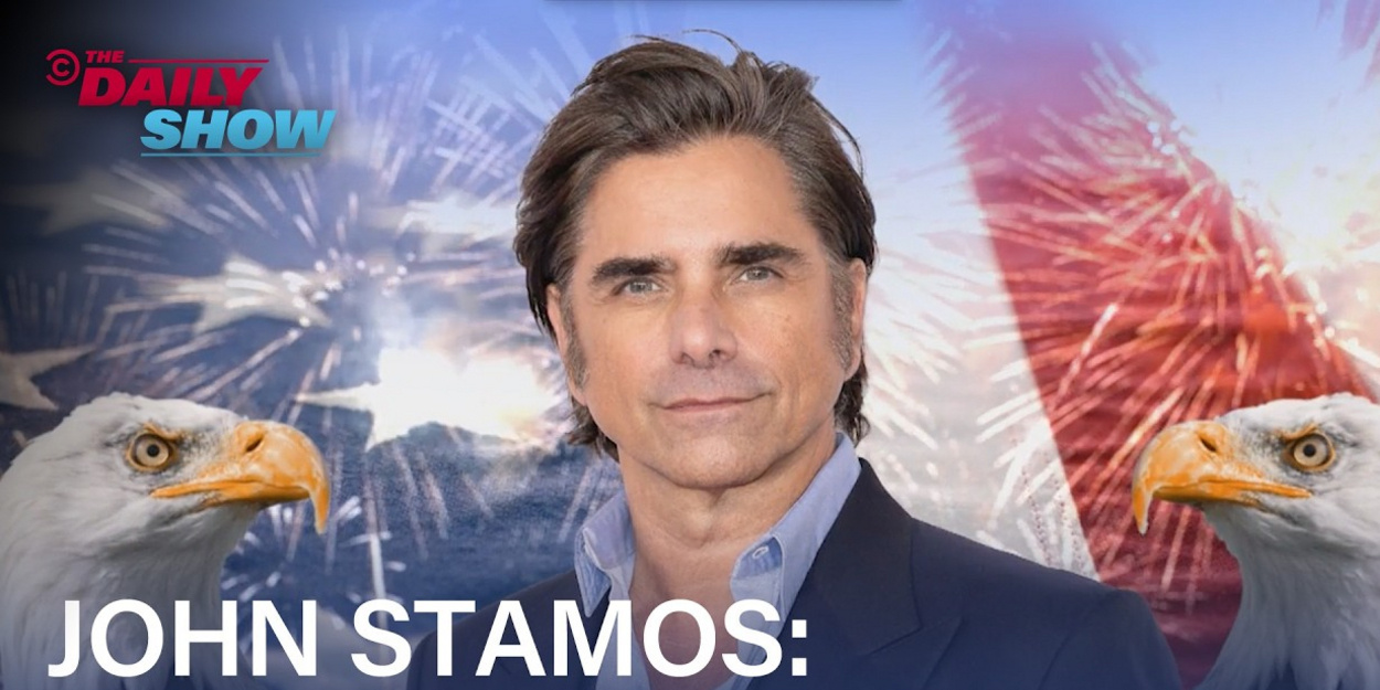 John Stamos Crashes THE DAILY SHOW's Greatest American Bit Video