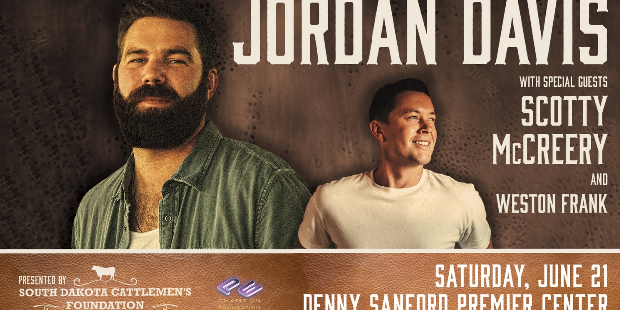 Jordan Davis, Scotty McCreery and Weston Frank Come to the Denny Sanford PREMIER Center  Image